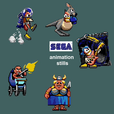 Sega animation stills